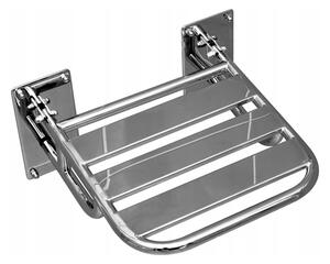 Cersanit Etiuda, scaun de dus pliabil 45 x 40 cm, inox, K97-040