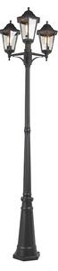 Felinar inteligent de exterior negru cu 3 lumini, inclusiv WiFi ST64 - New Orleans