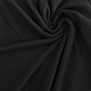 Cuvertura Kotonia Home - Pique, 220x240 cm,100% bumbac, negru