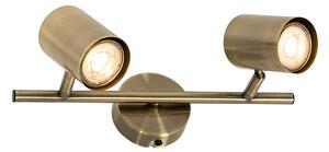 Spot modern bronz reglabil cu 2 lumini - Jeana