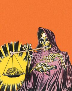 Ilustrație Skeleton witch, CSA Images
