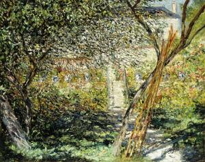 Reproducere A Garden in Vetheuil; Le Jardin de Vetheuil, 1881, Monet, Claude