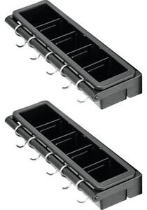Recipient lateral Tenneker Zenith 25x50,6x10,3 cm negru
