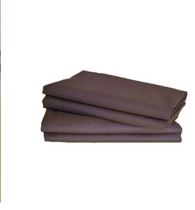 Set 2 Fete de perna Kotonia Home, 100% bumbac, ranforce color uni, dimensiunea 40x40 cm, maro