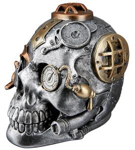 Statueta Craniu Steampunk Coggs 19 cm