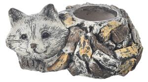 InDecor Capac pentru oală din ceramică vulpe Ebi ,34 x 25 x 17 cm