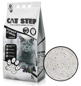 Gunoi mineral pentru pisici Cat Step Compact WhiteCarbon, 5 l