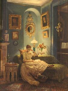 Reproducere An Evening at Home, Edward Poynter