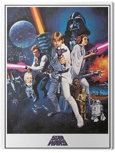 Tablou pe pânză Star Wars: Episode IV - A New Hope - One Sheet