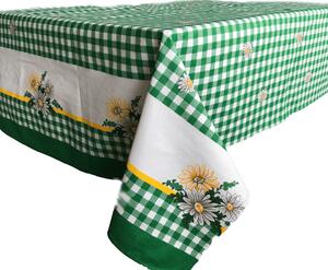 Fata de masa Kotonia Home - Picnic, 100% Bumbac, 90x150 cm, verde