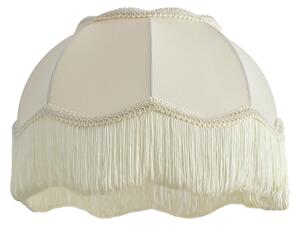 Abajur din material textil bej cu interior alb 31,5/15/14 - Heritage