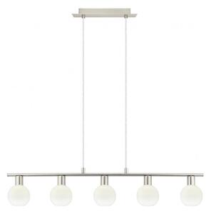 Lustră LED pe cablu Eglo MY CHOICE 5xE14/4W/230V crom/alb