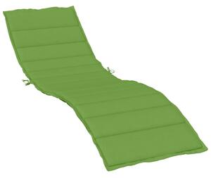 Pernă de șezlong, melanj verde, 200x50x4 cm textil