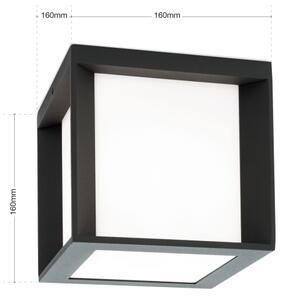 Orion - Corp de iluminat exterior HENRY 1xE27/15W/230V 16x16 cm IP44 antracit