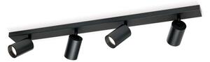 Orion SEAN - Corp de iluminat tip spot, 4 x GU10, 13W, 230V, negru