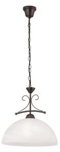 Orion - Lustra pe lanț RULA 1xE27/40W/230V, diametru 35 cm, alb/bronz