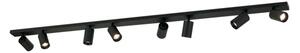 Orion - Spot aplicat SEAN 8xGU10/13W/230V negru