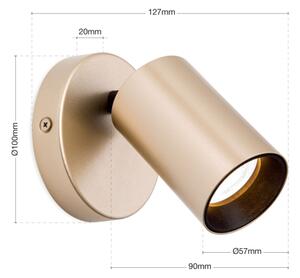 Orion SEAN - Aplică spot de perete 1xGU10/13W/230V, auriu