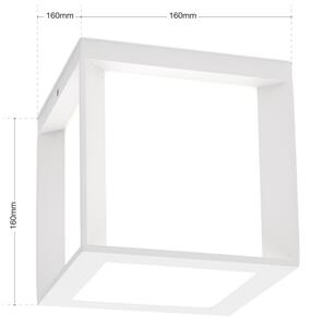 Orion HENRY - Corp de iluminat exterior 1xE27/15W/230V 16x16 cm IP44 alb