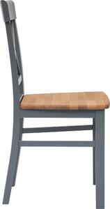 Set 2 scaune Tatra albastru-gri 42/50/93 cm