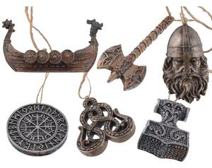 Decoratiune pentru bradul de Craciun - Amuleta vikinga 9 cm