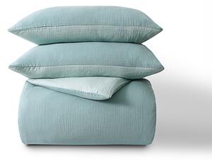 Set lenjerie de pat Dormeo Cotton Muslin Turcoaz