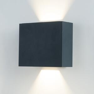 BRUMBERG 60110 LED Lampă de perete în aer liber, sus-jos, Negru, Hol, Metal, Modern