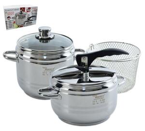 Oală sub presiune DUO PROFI cu coş din inox