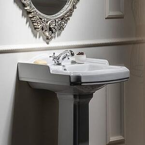 Aqualine Antik lavoar 58x47 cm dreptunghiular clasică alb luciu AK102