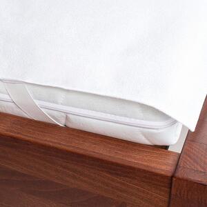 Protecţie impermeabilă pentru saltea din frotir alb 80 x 200 cm