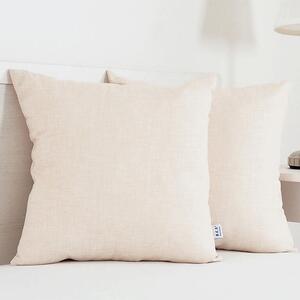 Pernuță decorativă BESSY 45 x 45 cm bej set 2 buc