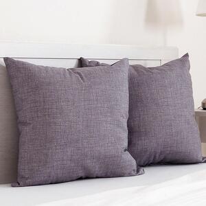 Pernuță decorativă BESSY 45 x 45 cm gri set 2 buc