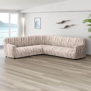 Huse bielastice OCEANO NOU bej colțar (l. 350 - 530 cm)