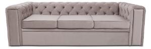 Canapea extensibila Chesterfield 2, 3 locuri, peste 100 culori disponibile, dimensiune pe comanda de la 210x95cm