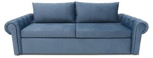 Canapea extensibila Chesterfield 4, 3 locuri, lada depozitare, peste 100 culori disponibile, dimensiune pe comanda de la 210x95cm