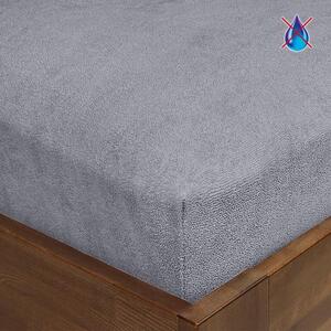 Cearceaf impermeabil FROTIR, gri 180 x 200 cm