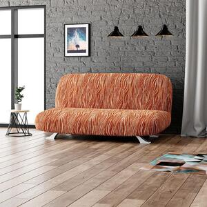Huse bielastice UNIVERSO NOU dungi cărămizii 2fotoliu cu manere de lemn (l. 80 -140 cm)