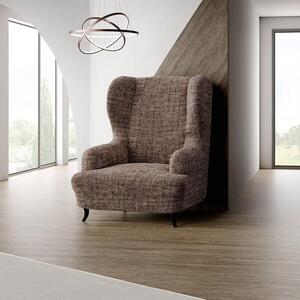 Huse bielastice VITTORIA maro fotoliu clasic (l. 60 - 110 cm)