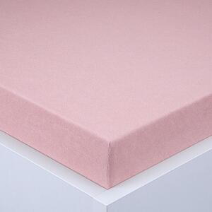 Cearşaf cu elastic frotir EXCLUSIVE roz prăfuit 160 x 200 cm