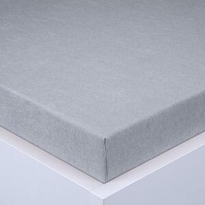 Cearşaf cu elastic frotir EXCLUSIVE gri 160 x 200 cm
