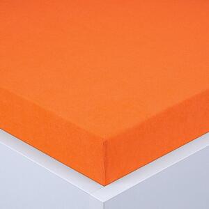 Cearşaf cu elastic frotir EXCLUSIVE portocaliu 160 x 200 cm