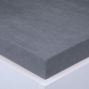 Cearşaf cu elastic frotir EXCLUSIVE antracit 160 x 200 cm