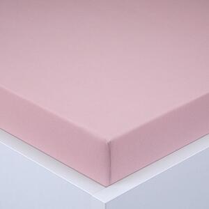 Cearşaf cu elastic jersey EXCLUSIVE roz prăfuit 90 x 200 cm