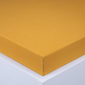 Cearşaf cu elastic jersey EXCLUSIVE muştar 160 x 200 cm