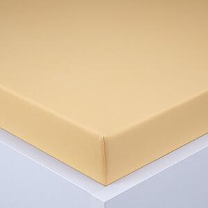 Cearşaf cu elastic jersey EXCLUSIVE galben 160 x 200 cm