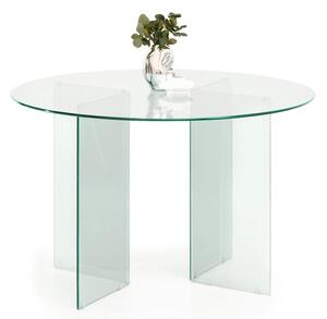 Masă sufragerie Abunda (sticlă clară). Promo -16%. 1137089