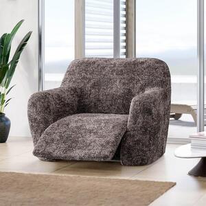Huse bielastice MARMO maro fotoliu de relaxare (l. 70 - 90 cm)