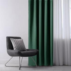 Draperie groasă blackout RESTILO verde închis 140 x 245 cm set 2 buc