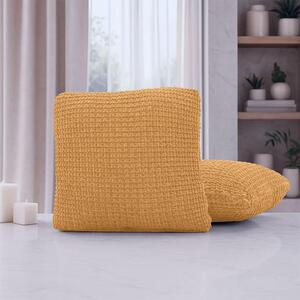Huse super elastice RUBINIA aurii feţe de pernă 2 buc (40 x 40 cm)