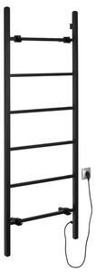 Sapho Sapho, uscator de prosoape electric BARBO, patrat, 600x1600mm, 160 W, mat negru, BB906